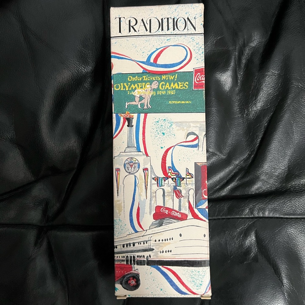 Vintage Commemorative Coca-Cola bottle from 1984 Summer Olympics
